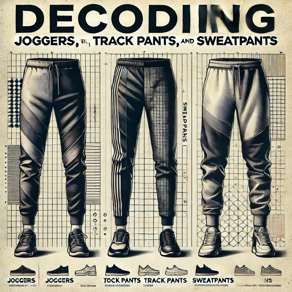 Decoding Joggers, Track Pants and Sweatpants