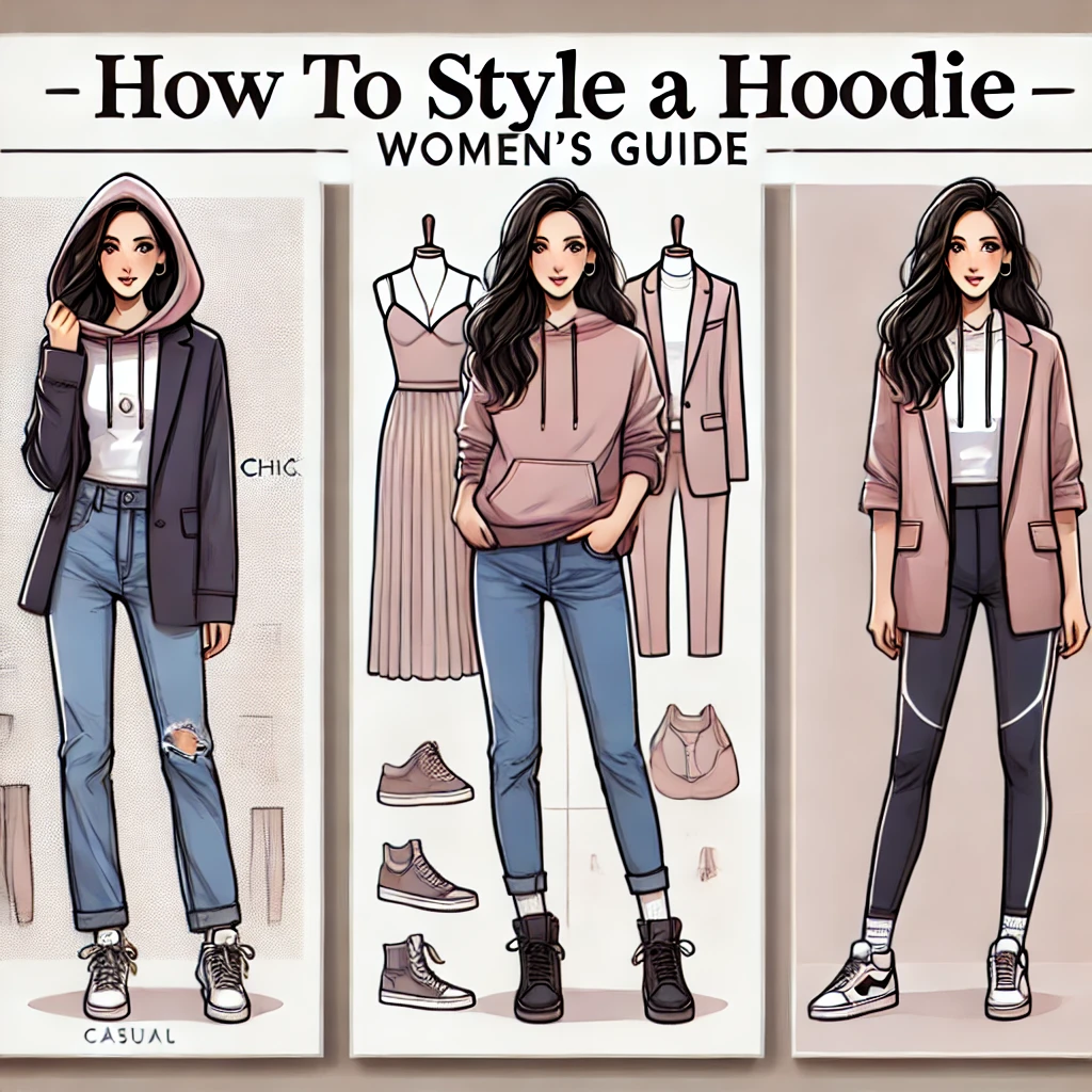 HOW TO STYLE  A HOODIE - WOMENS GUIDE